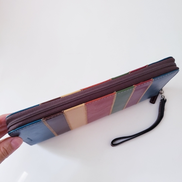 Vintage Fossil Large Leather Travel Wallet - Picture 4 of 16